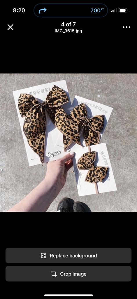 LEOPARD BOWS